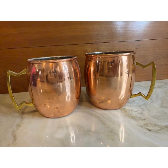 Copper Moscow Mule Mug Set - Picture 3 of 9